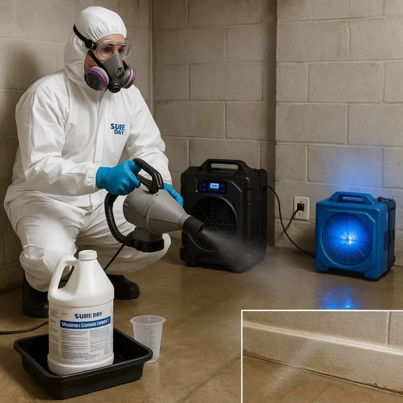 Sanitization and Odor Removal process in Thomaston, CT